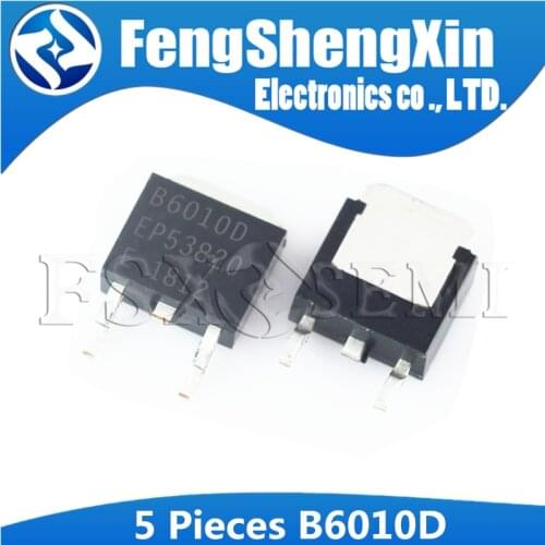 5pcs B6010D TO252 B6010 TO-252 MOSFET