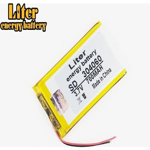 700mAh navigator 3.7V lithium Tablet polymer 304060 intelligent mobile phone Home Furnishing MP3 sp