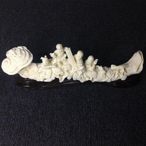 White Fuxiyingmen Ruyi Decoration Model, Modern Home Office Desktop Crafts, Best Gift For Holiday Wedding souvenir