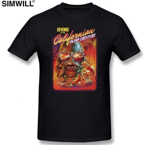 Californian Swamp Creature T Shirt Mens Custom Fit Short Sleeves Summer Tee Shirt Team Big Tall Tees Clothing