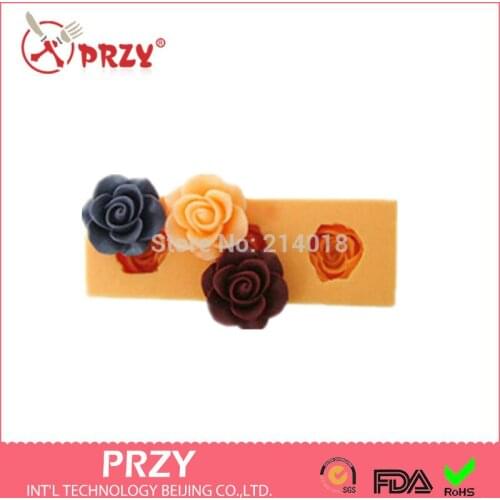 Sell hot flower modelling chocolate mold silicon fondant Cake decoration mold wholesale fondant mold