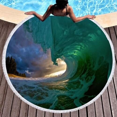 Cool Round Mandala Indian Hippie Boho Rug Beach Picnic Throw Towel Mat Blanket K Printed beach sea sighting Rug