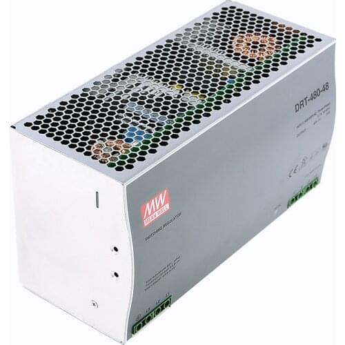 Mean Well DRT-480 series meanwell DC 24V 48V 480W Three Phase Industrial DIN RAIL Power Supply