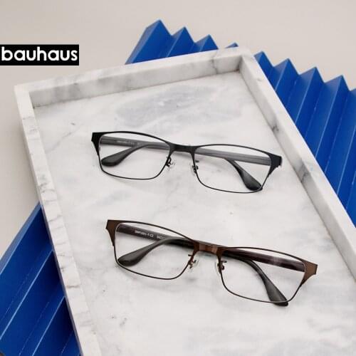 SNP1001-T Men ultam Prescription Glasses Square Myopia Full Frames Eyeglasses Male Business Style Optical Glasses
