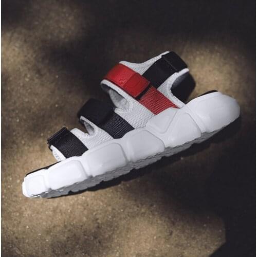 Men Fashion Shoes Black Sandals Men Casual Fashion Sneakers Shoes Outdoor Trend Slides Sandels Slide Sandal Mens Summer Sandles