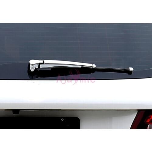 Car Styling Bright Chrome Rear Wiper Kits Cover Windshield Windscreen Blade 2016 2017 2018 For Mercedes Benz GLC Accessories