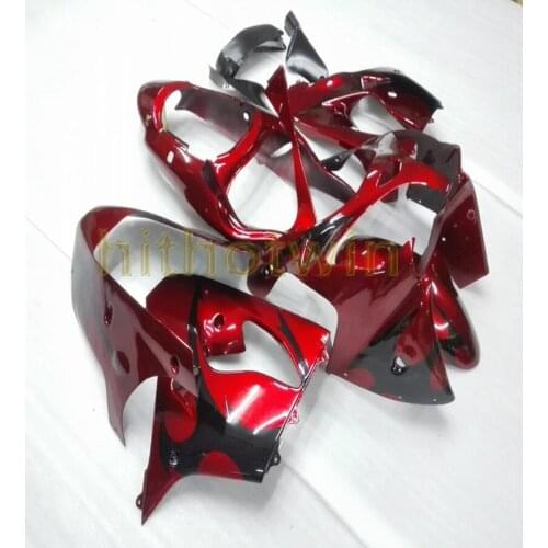 Custom motorcycle cowl for ZX-9R 2000 2001 ZX9R 00-01+Free bolts+orange white ABS Fairings