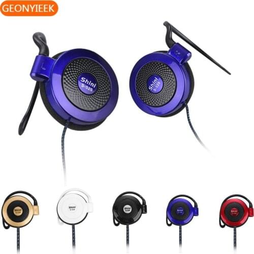 Shini Earphone S520 General Purpose Ear Hook Headphone Headset with Microphone for iPhone Samsung for Xiaomi All Mobile Phone