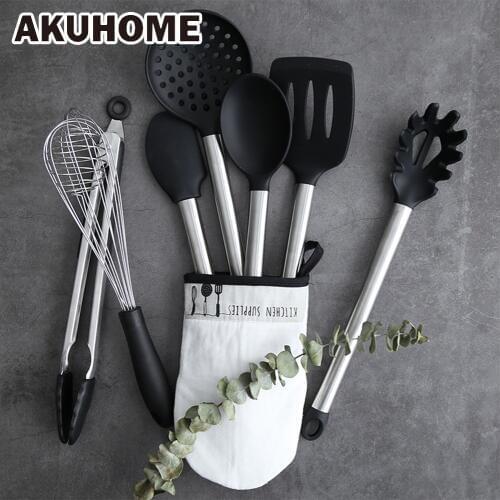 Silicone Spatula Heat-resistant Soup Spoon Non-stick Special Cooking Shovel Kitchen Tools