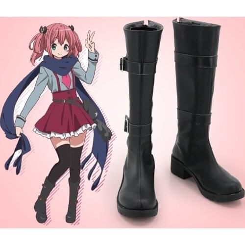 Unisex Anime Cos Chunibyo Other Delusions Shichimiya Satone Cosplay Costumes Boots Shoes Halloween Christmas Party Custom Size