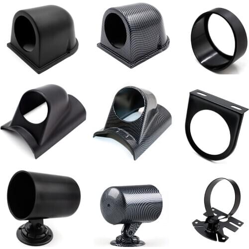 52MM Universal One Hole Auto Modified Instrument Meter Rack, Car Gauge Holder for 2-Inch Single Hole