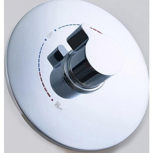 Bathroom in wall shower faucets valve Covert Two Functions Actuated In Wall Mounted Mixer Valve IS016