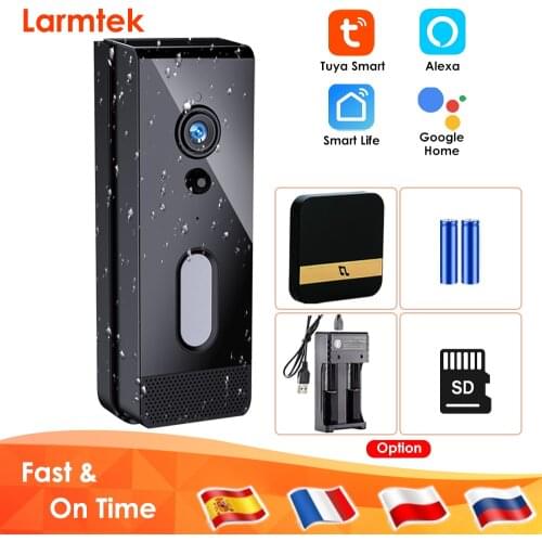 Tuya 1080P HD Wireless WIFI doorbell Camera for Home Security Video Surveillance Intercom Camera IR Night Vision 2 Way Audio