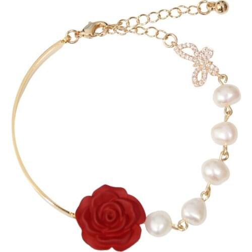 Gold Color Jewelry Exquisite Flower Necklace + Bracelet + Earring For Women Fashion Party Birthday Earring Decoration