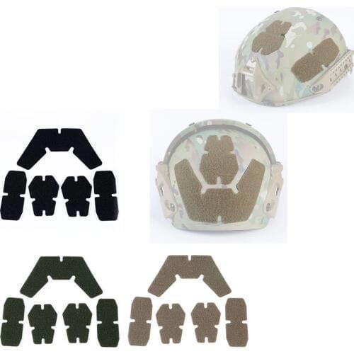 5pcs/Set DIY Tactical WST-AF Ballistic Helmet Hook And Loop Sticker Patch Strong Adhesive
