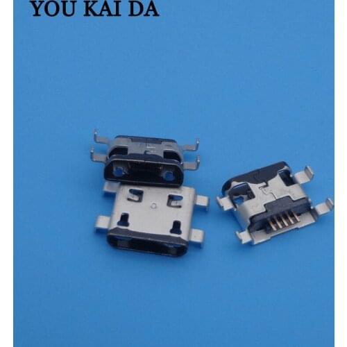 5pcs/lot For Alcatel 5036 OT5036 OT-5036 Mini micro usb charge charging jack socket connector plug dock socket port replacement