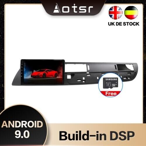 AOTSR 9 inch New Android 9 GPS Navigation Car Stereo Player For Citroen C5 2010-2012 Multimedia Player DSP CarPlay WIFI