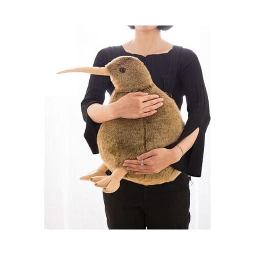 Large 50cm lovely cartoon kiwi plush toy brown kiwibird soft doll throw pillow birthday gift w0788