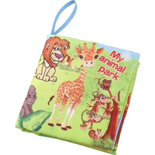 Baby toy soft cloth book activity forest deer picture book children early childhood education toy baby 0-12 months gift