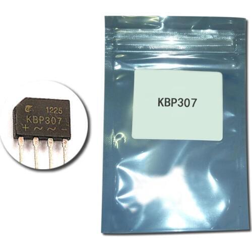 20PCS KBP307 diode bridge rectifier 3A 1000V power diode electronica componentes rectifier diode KBP 307 GBJ-4