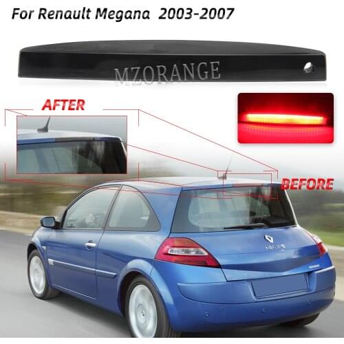MIZIAUTO Third Brake Light For Renault Megane 2003 2004 2005 2006 2007 2008 Additional Stop Signal Lamp Car Accessories