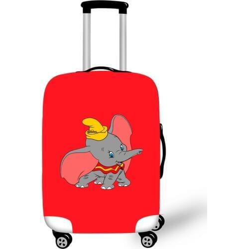 Elastic Luggage Protective Cover Case For Suitcase Protective Cover Trolley Cases Covers 3D Travel Accessories Dumbo Pattern 10d