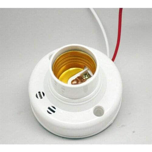E27 voice control Lamp base sound Light control Lampholder induction switch led Energy saving lamp Corridor lights induction