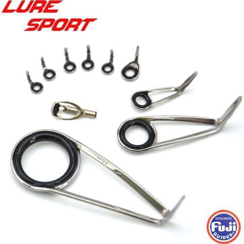 FUJI 10pcs Rod Guide set LAG KTAG KLAG Guide LGAT Top Spinning Rod Building Component Fishing Pole Repair DIY Accessory