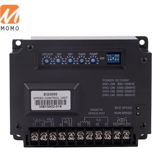 Generator Electronic Stabilizer Speed Controller Genset Engine Speed Control Unit EG3000