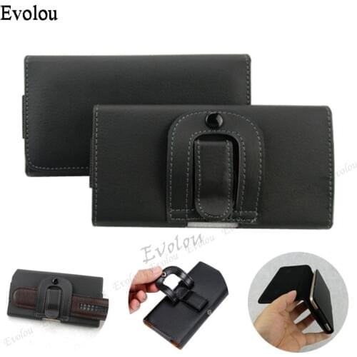 Leather Phone Bag For Samsung Galaxy S21 Ultra S20 FE A42 A12 A52 A72 A02S Case Cover Magnetic Leather Case Waist Bag Belt Clip