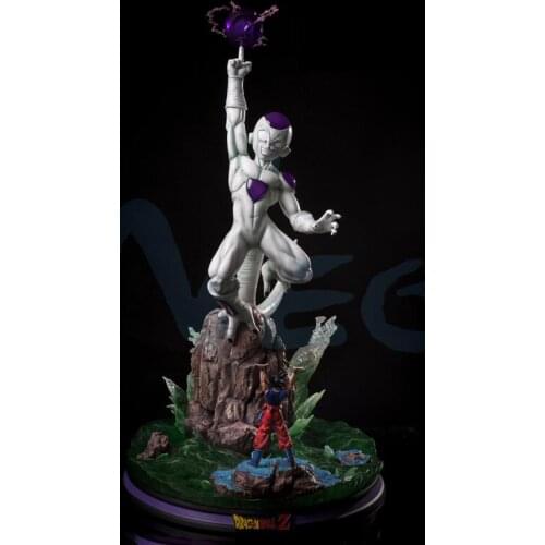 Cool! 1: 4 Frieza VS WuKong Hand-Made GK Limited Resin Statue With LED Light