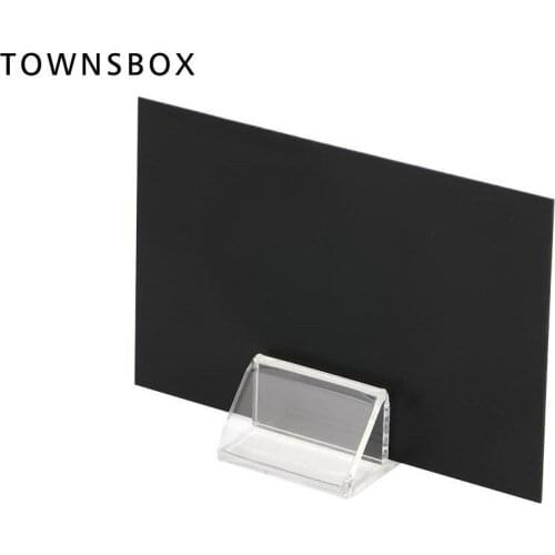 Menu Acrylic Clips Stand Chalkboard Clip Stand Price Display Stand Memo Note Picture Photo Stand Postcard Clamp Desk Decor Art