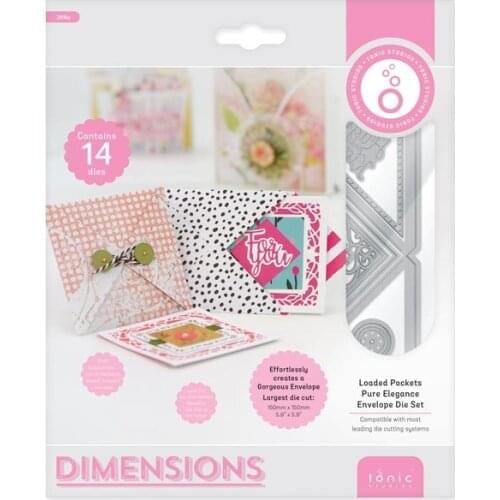 2021 AliliArts Metal Cutting Dies Pure Elegance Envelope diy Scrapbooking Photo Album Decorative Embossing PaperCard Crafts Die