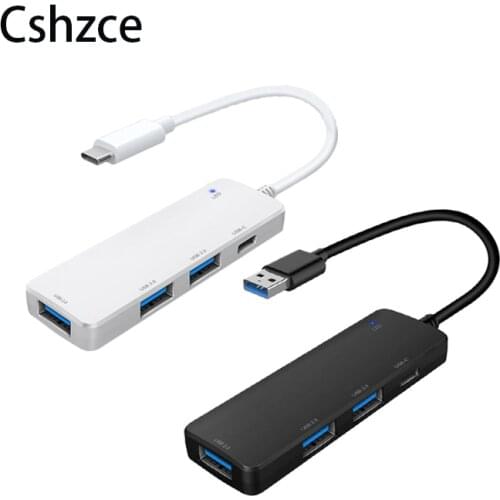 Mini USB C Hub for Macbook Pro Multi USB-A Type C Hub 2.0 USB C Adapter Dock for Huawei Mate 20 Pro OTG Splitter otg tipo c