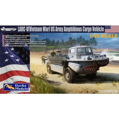 Gecko Models 35GM0038 1/35 LARC-V (Vietnam War) U.S. Amphibious Cargo Vehicle - Scale Model Kit