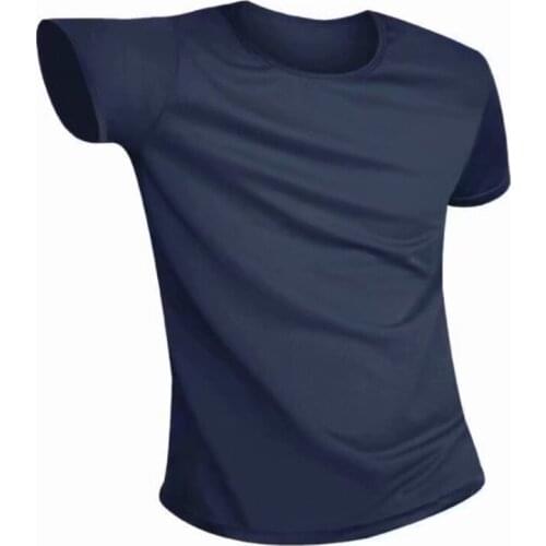 New Anti Dirty Waterproof Mens Athletic T-Shirt Moisture-Wicking Fit Quick Dry Short-Sleeve Sports Tops Quick Dry Tees