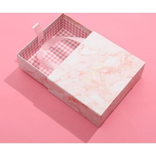 New Creative Mini Blue Marble Gift Bag Box for Party Baby Shower Paper Chocolate Boxes Package/Wedding Favours candy Boxes