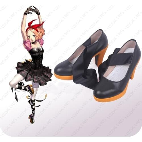 New Persona 5: Dancing Star Night Haru Okumura Cosplay Boots Anime Shoes Custom Made