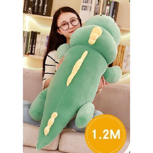 Huge 120cm cute cartoon dinosaur plush toy down cotton soft doll hugging pillow Christmas gift b1490