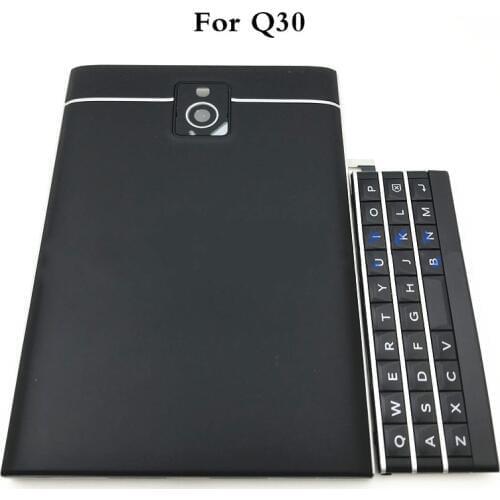 Original For BlackBerry Passport Q30 Full Complete Mobile Phone Housing Cover Case Back Cover +Top Cover + English Keypad