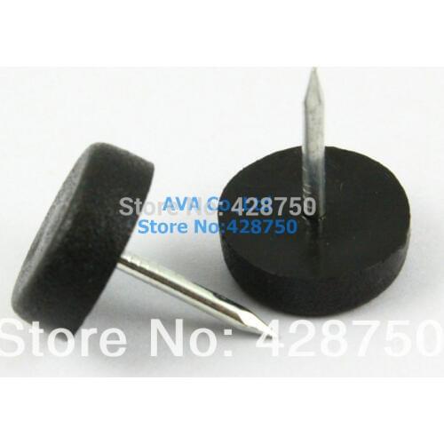 20mm Plastic Furniture Chair Nail Feet Glides Feet Bottom Protect