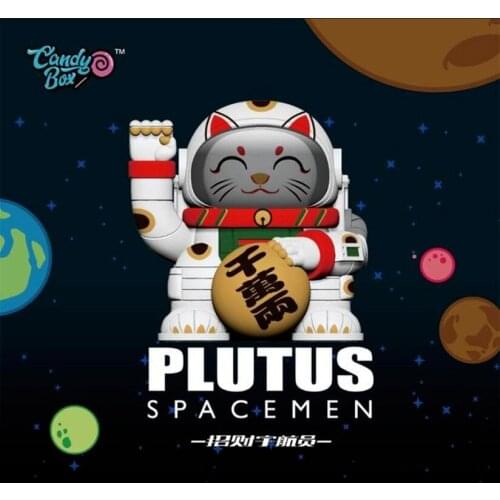 Lucky Astronauts Blind Box Mart Lucky Cat Doll Ornaments Hand To Do Mini Capsule Toy Japanese Children Toy Gift