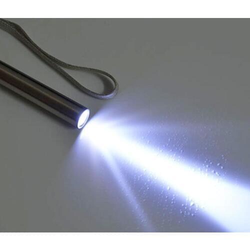 Stainless Steel Highlight Portable Medical Flashlight Pocket Pen Light LED Torch Lamp USB Rechargeable For Nursing Doctors