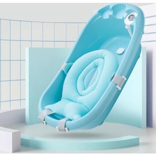 Adjustable Baby Bath Tub Pad Non-Slip Bath Tub Pillow/Seat Mat Newborn Bathtub Pillow Infant Bathtub Seat Support Mat