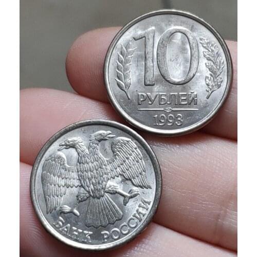 Russian 10 Rubles 21mm Coins Eu Edition Europe 100% Real Original Used Coin Old Random Year