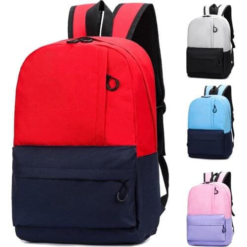 Fashion Canvas Backpack Multifunctional Teen Girl Boy School Backpack Student Rucksack Knapsack Men and Women Travel Bag