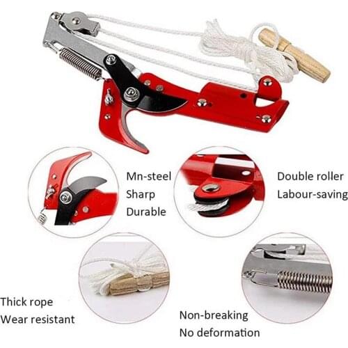 Tree Pruner Saw High-altitude Extension Lopper Branch Scissors Extendable Fruit Tree Pole Pruning Saw Cutter Garden Trimmer Tool