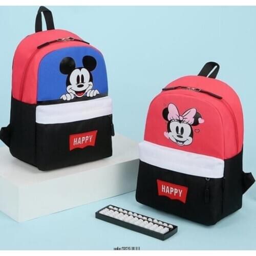 Disney Mickey Mouse Boys Girls Baby Children Kindergarten Nursery School bag Bagpack Schoolbags Kids Student Backpack
