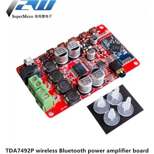 TDA7492P Bluetooth power amplifier board Bluetooth audio receiving power amplifier Bluetooth CSR4.0 digital power amplifier boar