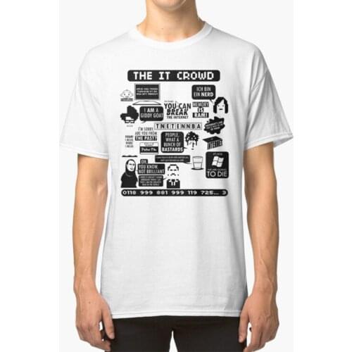 The It Crowd Quotes T - Shirt It Crowd It Crowd Moss Roy Richmond Jen Computer Nerd Geek